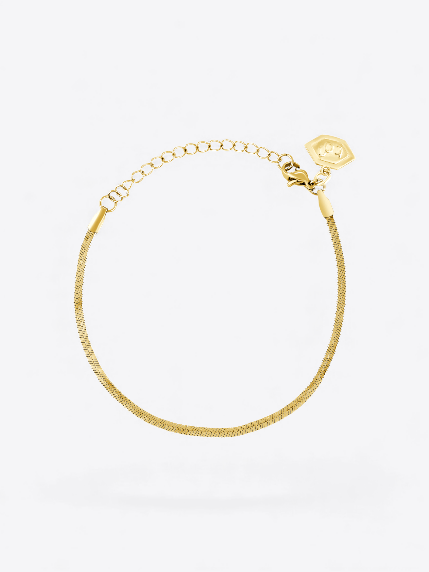 Santorin Zaman Kapsülü Bileklik (316L Paslanmaz Çelik) Gold - Text To Next