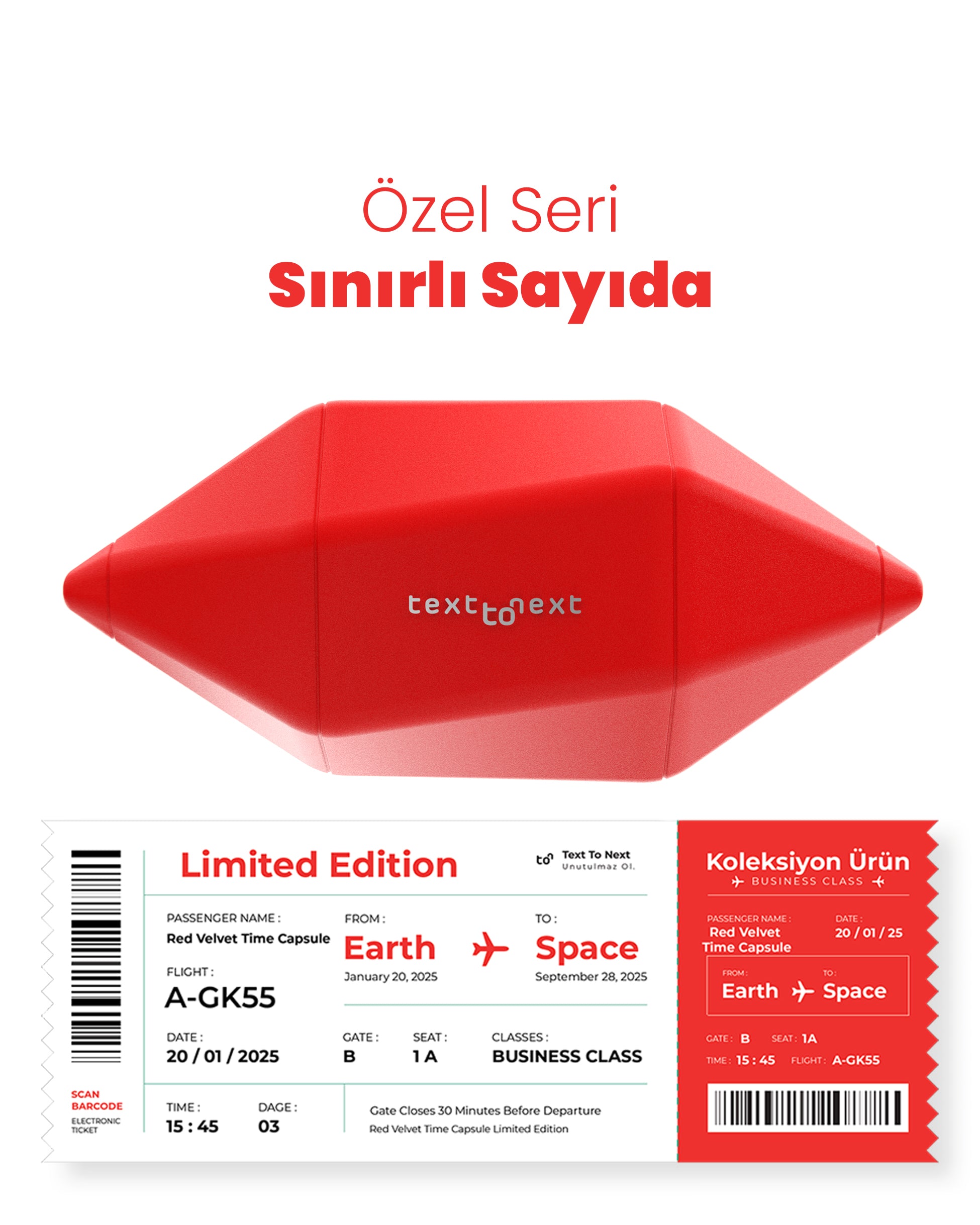 Red Velvet Limited Edition Klasik Zaman Kapsülü
