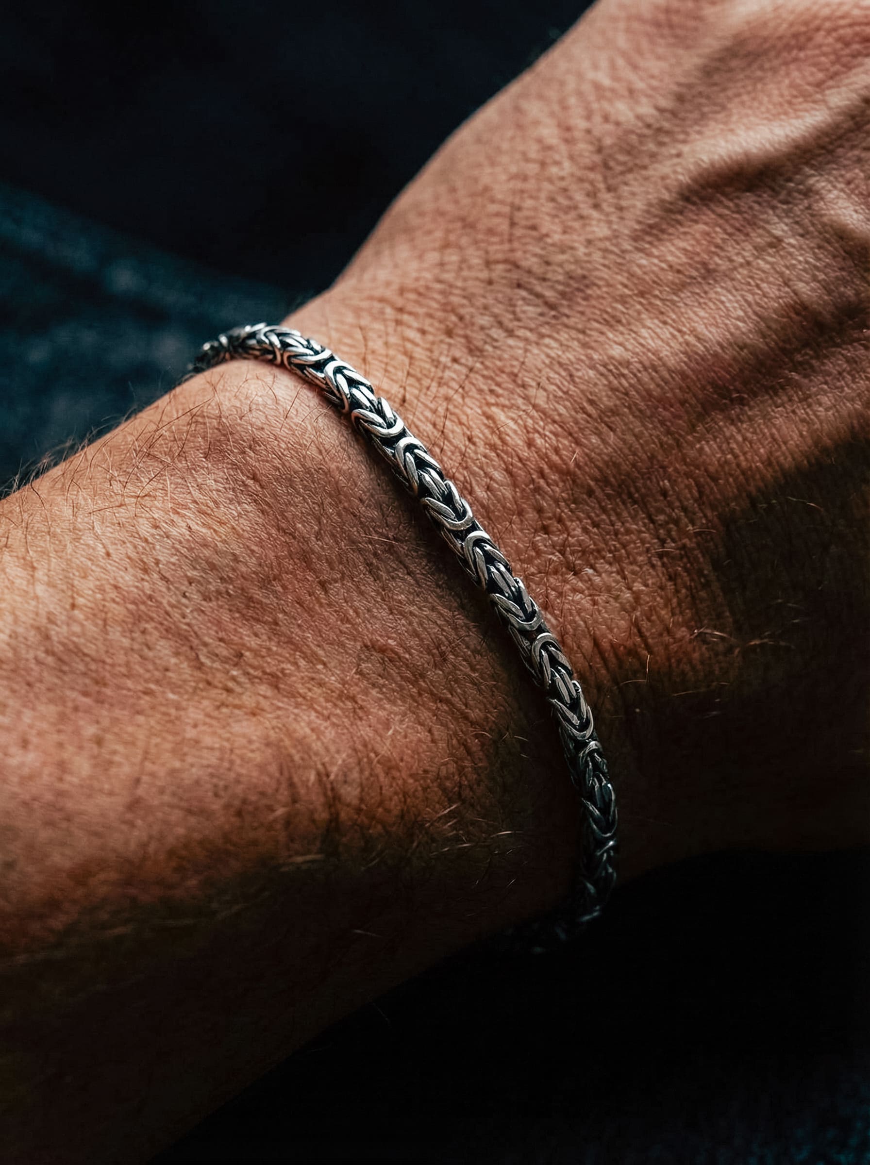 Kral Zaman Kapsülü Bileklik (925 Ayar Gümüş) - Text To Next