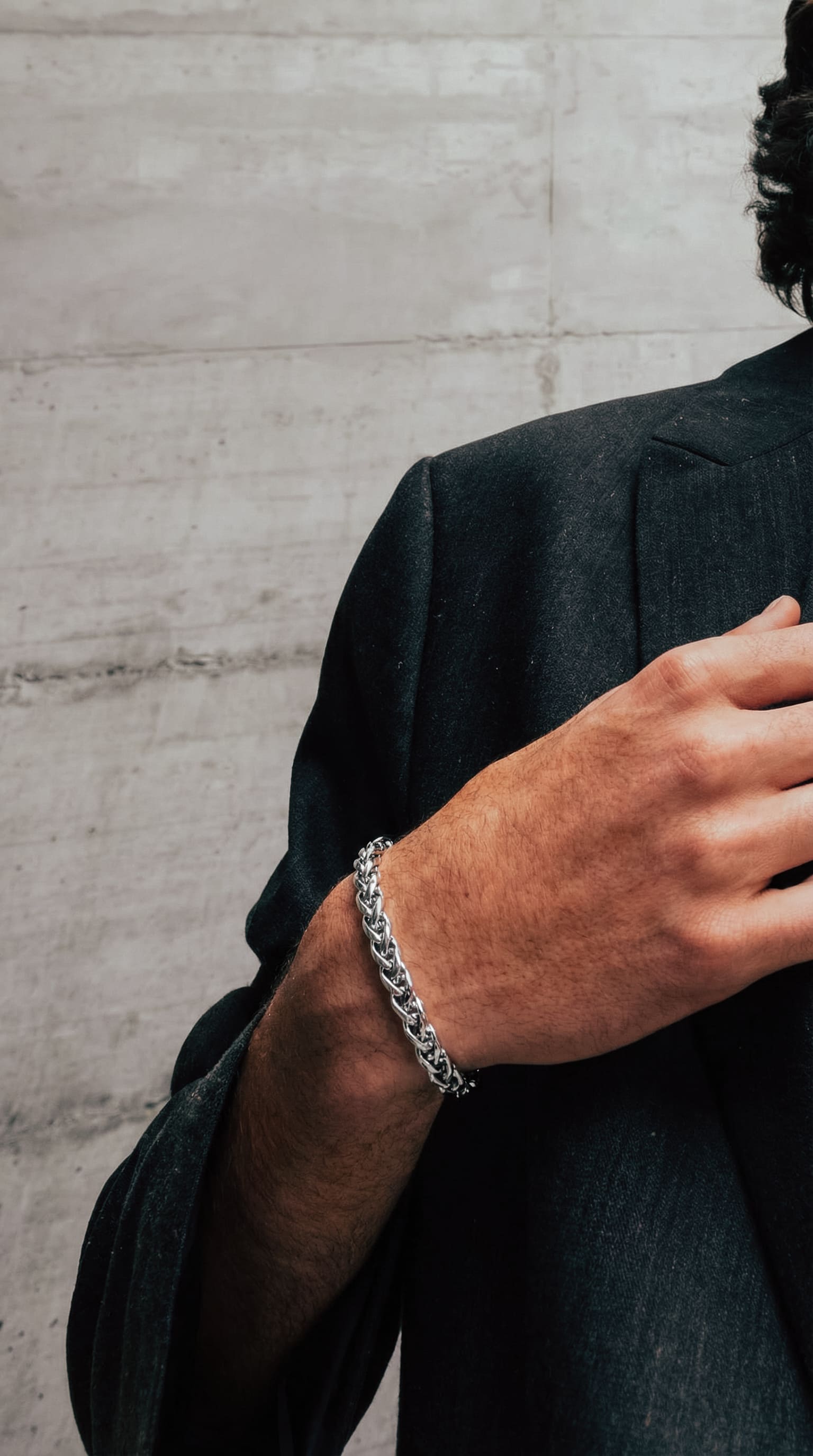 Luna Zaman Kapsülü Bileklik (316L Paslanmaz Çelik) Couple - Text To Next