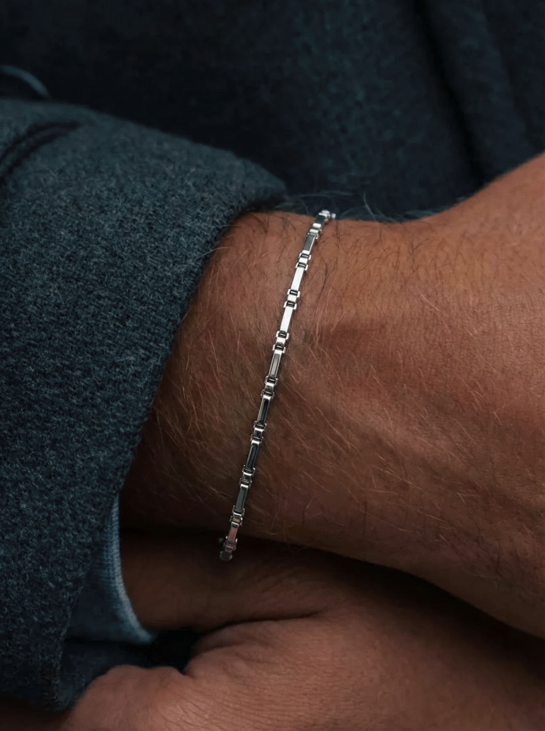 Astor Zaman Kapsülü Bileklik (316L Paslanmaz Çelik) Couple - Text To Next