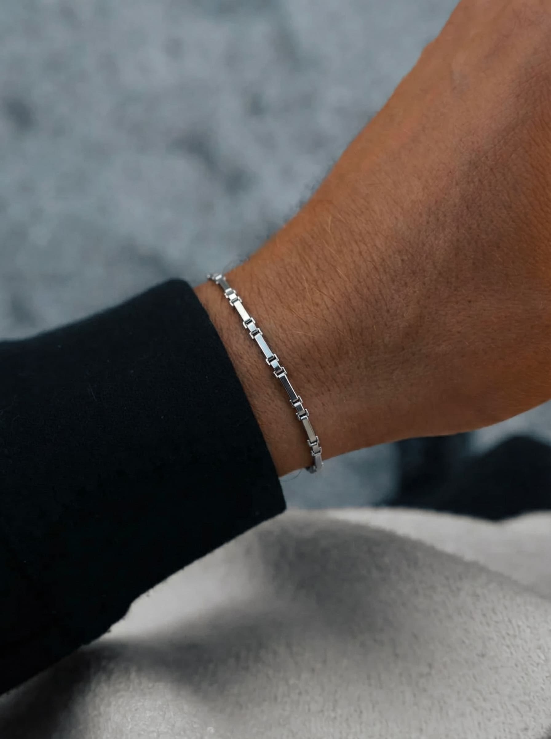 Astor Zaman Kapsülü Bileklik (316L Paslanmaz Çelik) Couple - Text To Next