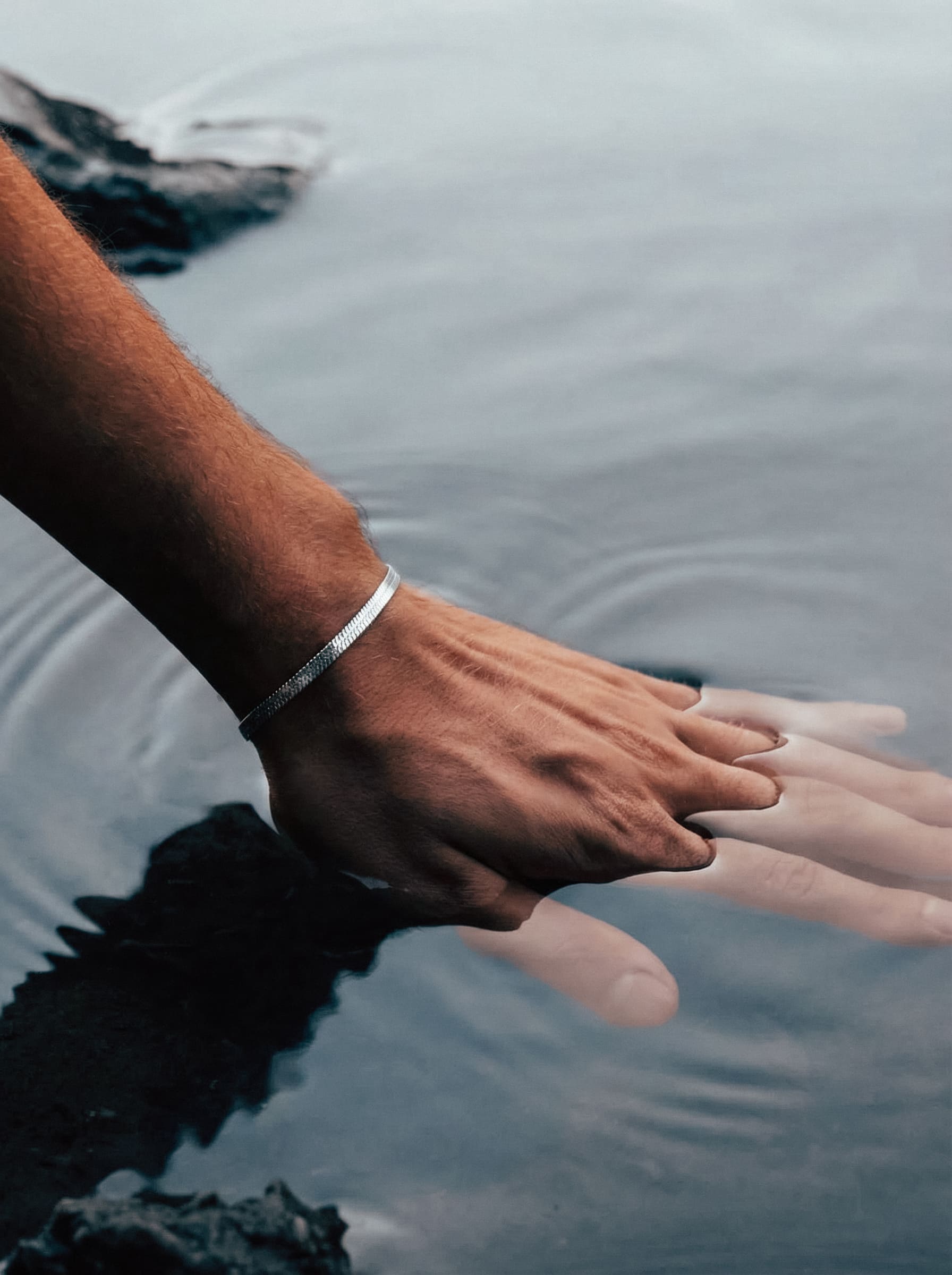 Auron Zaman Kapsülü Bileklik (316L Paslanmaz Çelik) - Text To Next