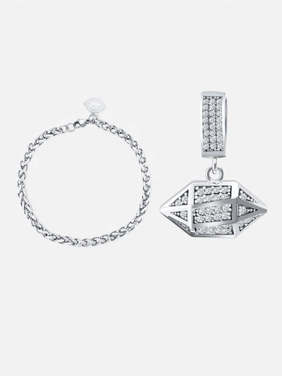 Luna + Infinity Charm Couple Zaman Kapsülü Kişi/2279 - Text To Next