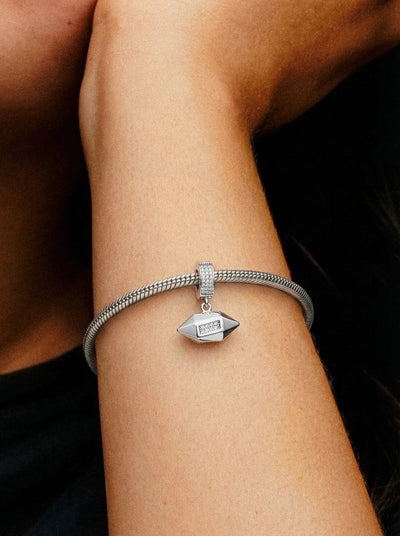 Zaman Kapsülü Charm Eight Stars White (925 Ayar Gümüş) - Text To Next