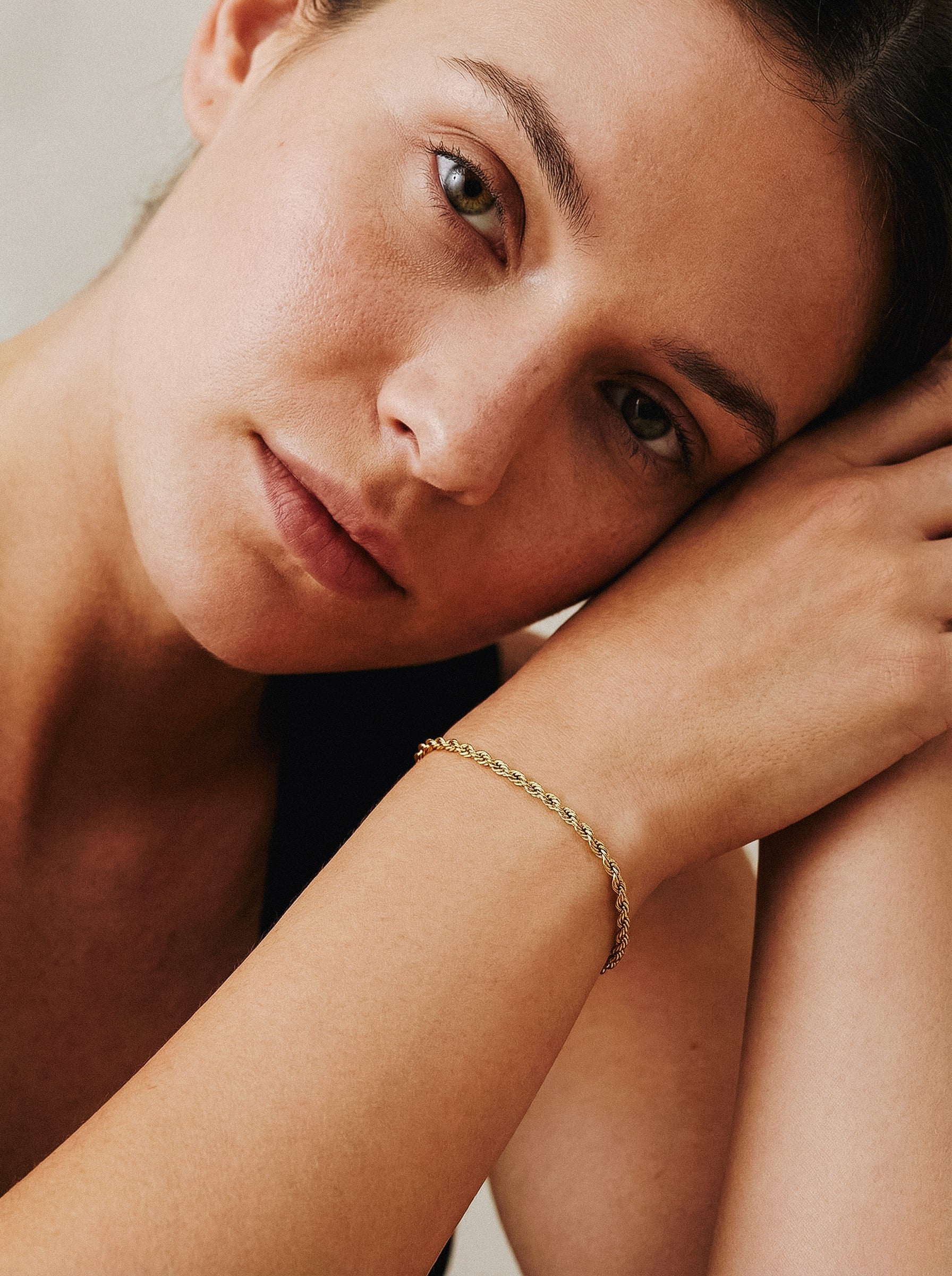 Chloe Zaman Kapsülü Bileklik (316L Paslanmaz Çelik) Gold - Text To Next