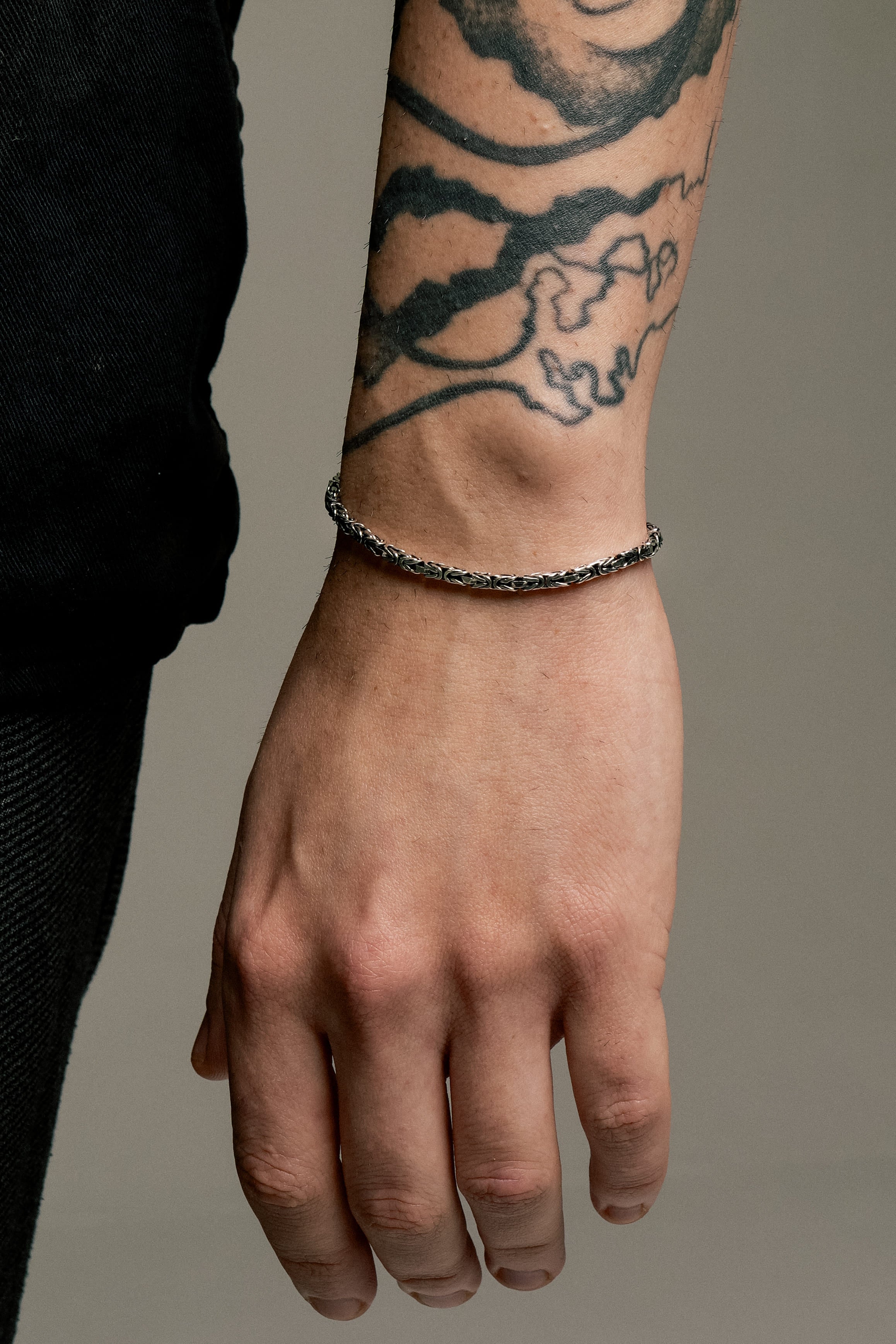 Kral Zaman Kapsülü Bileklik (925 Ayar Gümüş) Couple - Text To Next