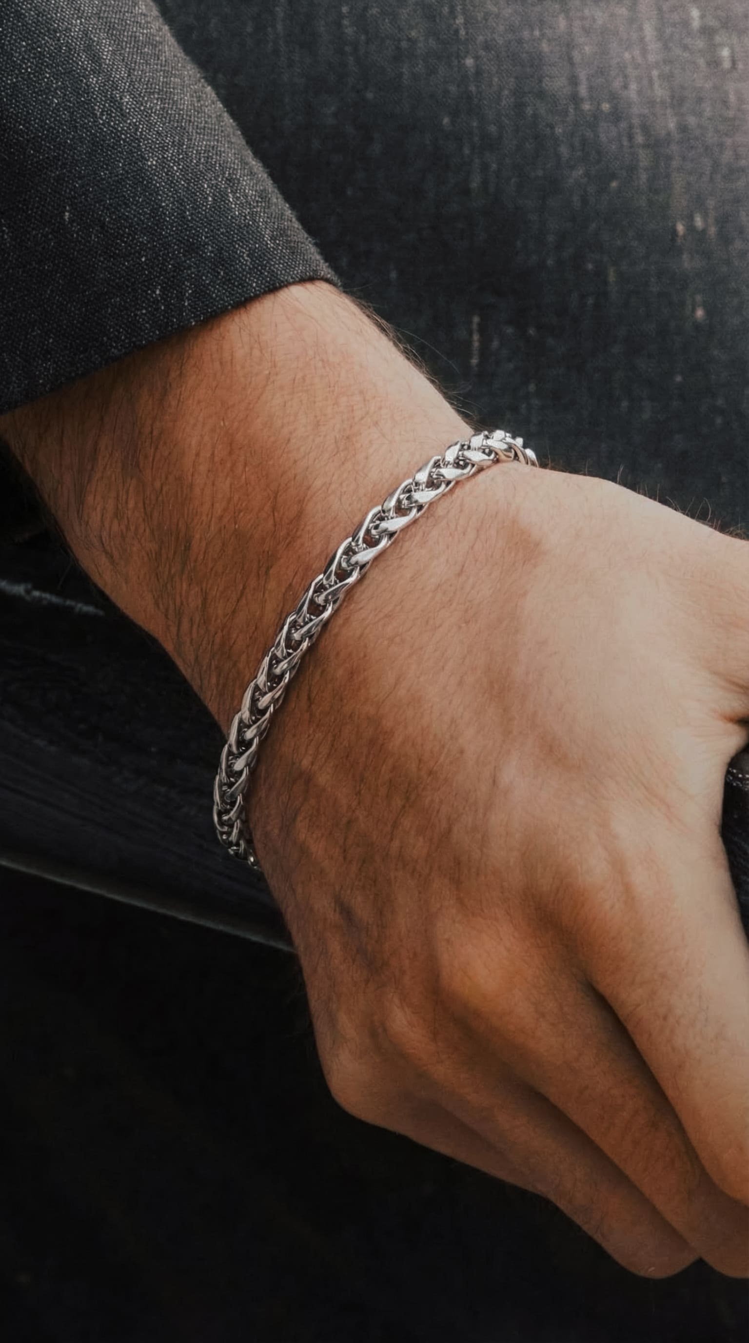 Luna Zaman Kapsülü Bileklik (316L Paslanmaz Çelik) - Text To Next