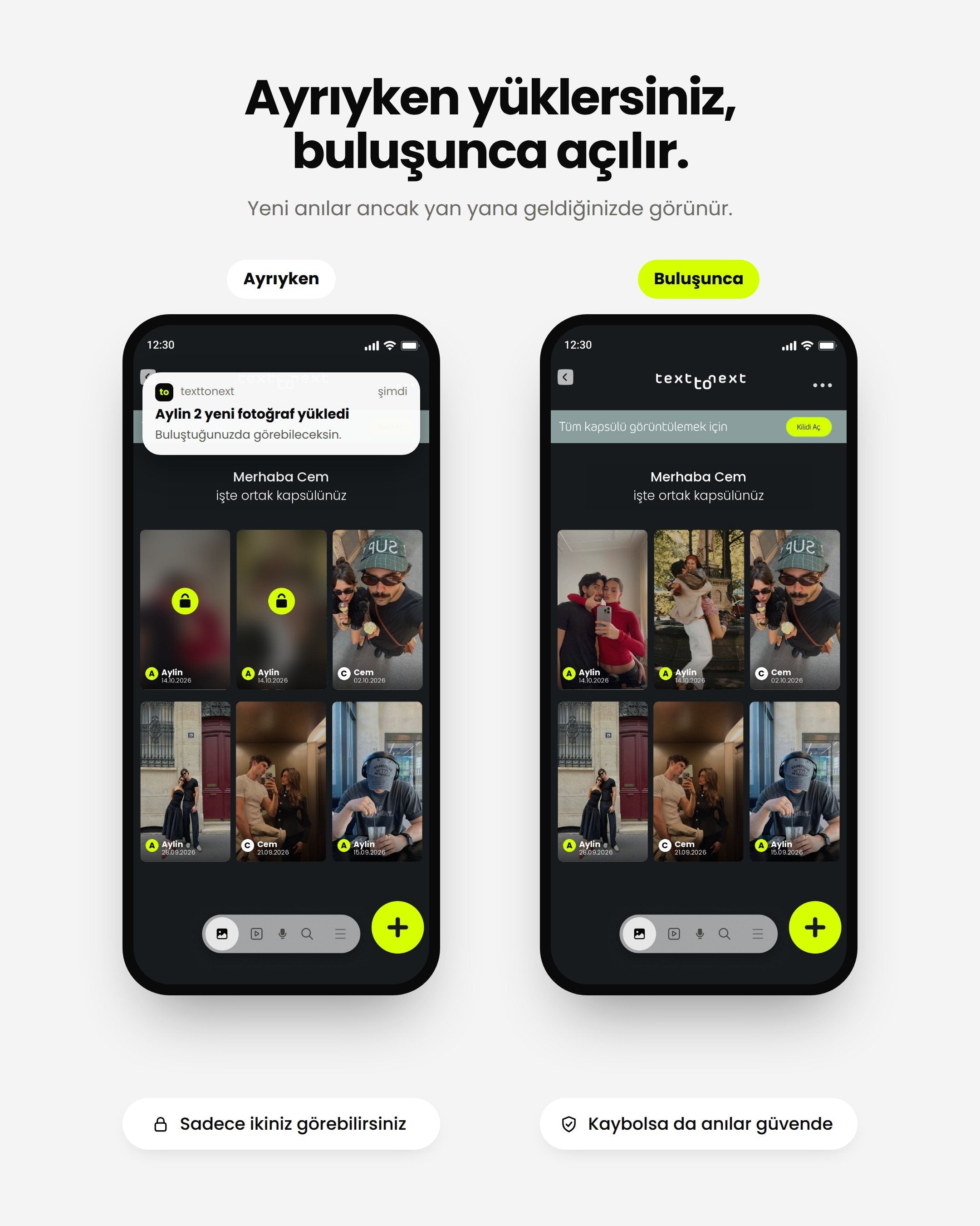 Nova + Chloe Couple Zaman Kapsülü - Text To Next