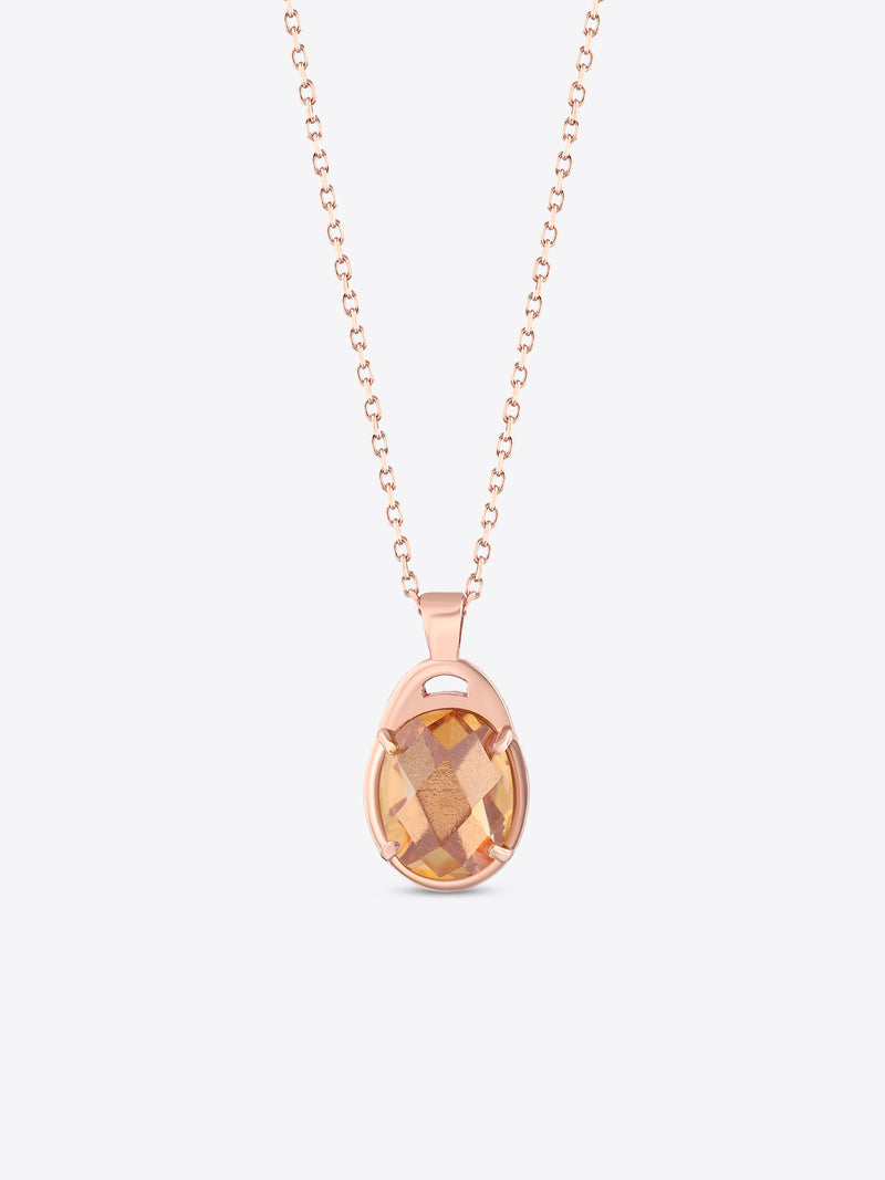 Klasik Zaman Kapsülü Kolye Classical Rose - Text To Next